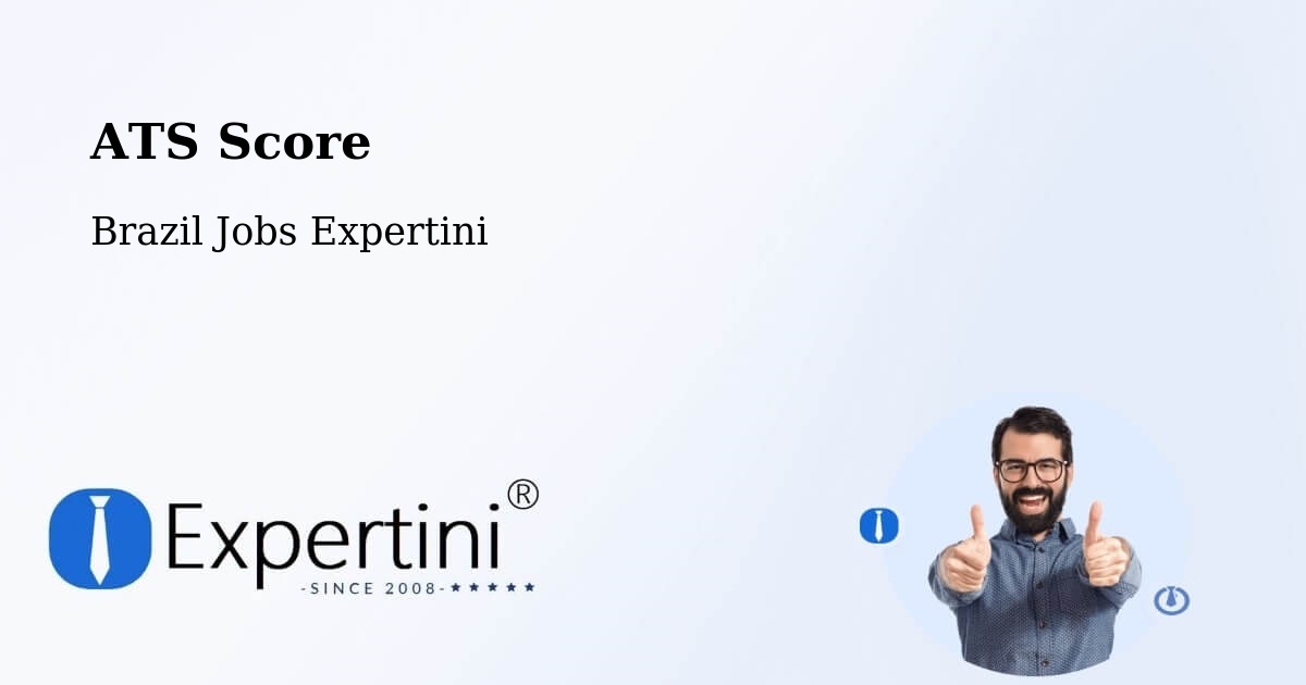 Resume ATS Score & Job Description Match Tool – Itajubá - Brazil Jobs Expertini