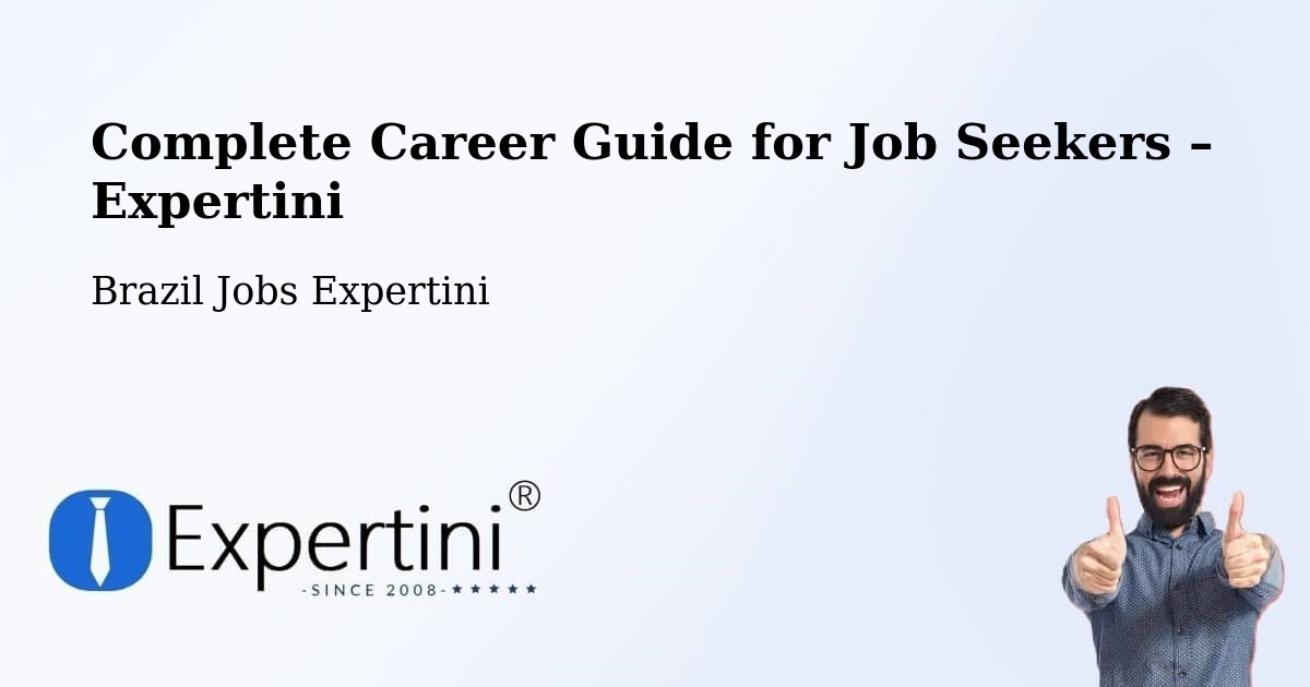 Career Guide for Job Seekers – Itajubá - Itajubá, Brazil Jobs Expertini