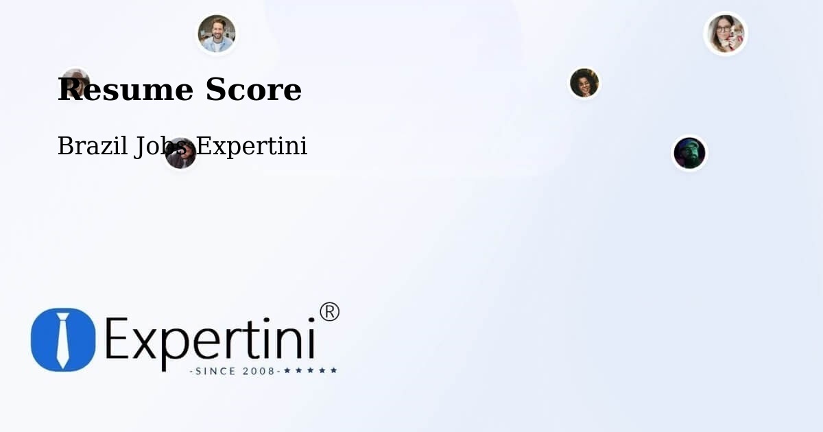 Resume Score & Job Description Match Tool – Itajubá - Brazil Jobs Expertini